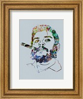 Framed Che Watercolor