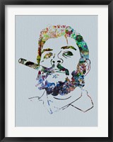 Framed Che Watercolor