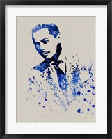 Framed Billy Eckstine Watercolor