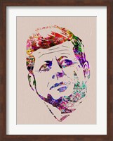 Framed Kennedy Watercolor