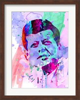 Framed Kennedy Watercolor 2