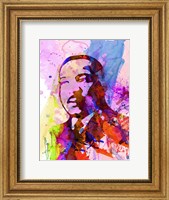 Framed Martin Luther King Watercolor