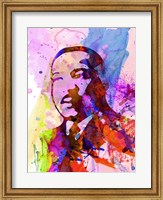 Framed Martin Luther King Watercolor