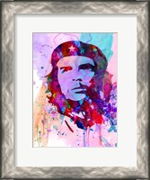 Framed Che Guevara Watercolor 2