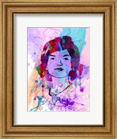 Framed Jackie Kennedy Watercolor