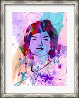 Framed Jackie Kennedy Watercolor