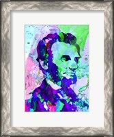 Framed Lincoln Watercolor