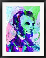 Framed Lincoln Watercolor