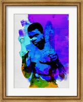 Framed Ali Watercolor