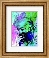 Framed Gandhi Watercolor 2