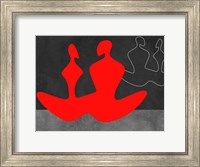 Framed Red Couple 1