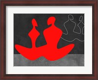 Framed Red Couple 1