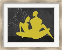 Framed Yellow Couple