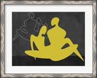 Framed Yellow Couple