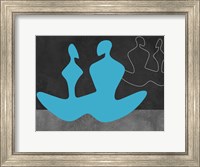 Framed Blue Couple 2