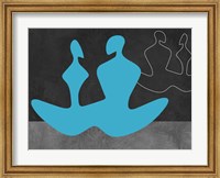 Framed Blue Couple 2