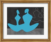 Framed Blue Couple 2