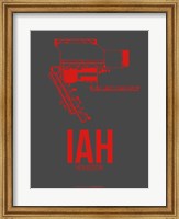 Framed IAH Houston Airport 1