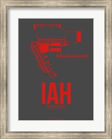 Framed IAH Houston Airport 1