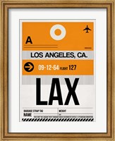 Framed LAX Los Angeles Luggage Tag 2