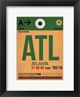 Framed ATL Atlanta Luggage Tag 1