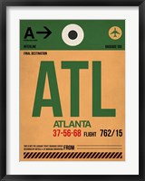 Framed ATL Atlanta Luggage Tag 1