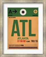 Framed ATL Atlanta Luggage Tag 1
