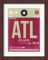 Framed ATL Atlanta Luggage Tag 2