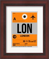 Framed LON London Luggage Tag 1