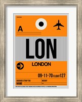 Framed LON London Luggage Tag 1