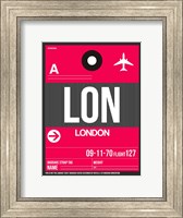 Framed LON London Luggage Tag 2