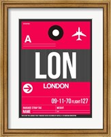 Framed LON London Luggage Tag 2