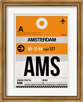 Framed AMS Amsterdam Luggage Tag 2