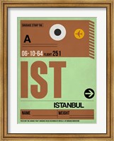Framed IST Istanbul Luggage Tag 2