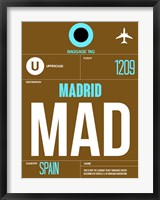 Framed MAD Madrid Luggage Tag 1