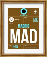 Framed MAD Madrid Luggage Tag 1