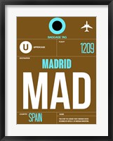 Framed MAD Madrid Luggage Tag 1