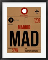 Framed MAD Madrid Luggage Tag 2