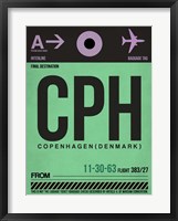 Framed CPH Copenhagen Luggage Tag 1