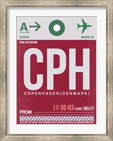Framed CPH Copenhagen Luggage Tag 2