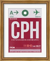 Framed CPH Copenhagen Luggage Tag 2