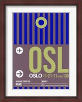 Framed OSL Oslo Luggage Tag 2