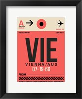 Framed VIE Vienna Luggage Tag 1