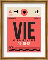 Framed VIE Vienna Luggage Tag 1