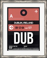 Framed DUB Dublin Luggage Tag 2