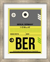 Framed BER Berlin Luggage Tag 1