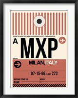 Framed MXP Milan Luggage Tag 1