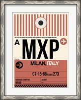 Framed MXP Milan Luggage Tag 1