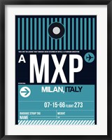 Framed MXP Milan Luggage Tag 2