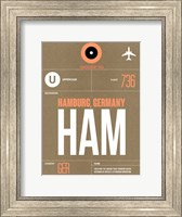 Framed HAM Hamburg Luggage Tag 2